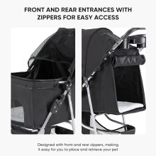 Foldable 3 Wheel Pet Stroller for Dogs and Cats - view 5 of 6 | NEWBULIG