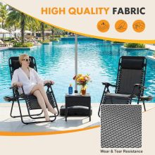 Zero Gravity Chairs Set of 2, Folding Lounge Recliner Chair - view 5 of 6 | NEWBULIG