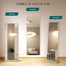 59.1×15.7 Inch Full Length Mirror, Full Body Mirror, Gold - view 2 of 6 | NEWBULIG