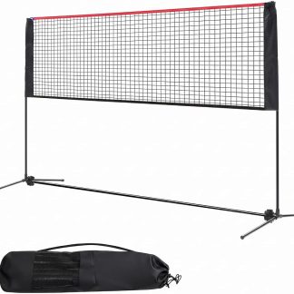 Portable Badminton Net Set, 10FT Wide, Adjustable Height Multi Sport Net for Pickleball, Tennis, Volleyball, Soccer Tennis, Indoor Outdoor with Carry Bag, Easy Setup for Backyard | NEWBULIG
