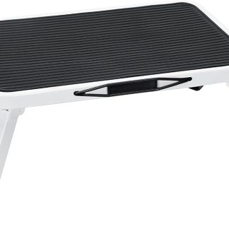 Foldable Step Stool, 330lbs Reinforced Sturdy Metal | NEWBULIG