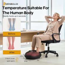 Foot Massager Machine with Heat, Air Compression and Deep Kneading, 6 Modes Shiatsu Foot Massager for Muscle Relief, Gifts for Women, Men and Parents - view 3 of 6 | NEWBULIG