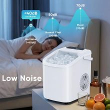 Ice Maker, Countertop Ice Machine with Portable Handle - view 6 of 6 | NEWBULIG