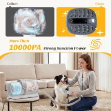 Pet Grooming Vacuum Kit for Cats and Dogs, 2.5L Dust Cup - view 6 of 6 | NEWBULIG