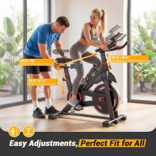 Exercise Bike with APP, Stationary Bikes for Home, Workout Bike for Adults & Seniors, Cycle Machine, Adjustable Height and Resistance, Low Noise, 265lbs Weight Capacity, Easy Assembly - view 3 of 6 | NEWBULIG