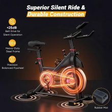 Exercise Bike with APP, Stationary Bikes for Home, Workout Bike for Adults & Seniors, Cycle Machine, Adjustable Height and Resistance, Low Noise, 265lbs Weight Capacity, Easy Assembly - view 5 of 6 | NEWBULIG