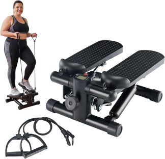 Mini Stepper for Exercise at Home, Stair Step Machine for Indoor Fitness, Portable Home Gym Stepper for Full Body Workout, 300lb Weight Capacity | NEWBULIG