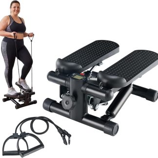 Mini Stepper for Exercise at Home, Stair Step Machine for Indoor Fitness, Portable Home Gym Stepper for Full Body Workout, 300lb Weight Capacity | NEWBULIG