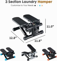 Mini Stepper for Exercise at Home, Stair Step Machine for Indoor Fitness, Portable Home Gym Stepper for Full Body Workout, 300lb Weight Capacity - view 2 of 6 | NEWBULIG