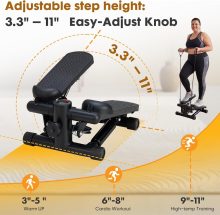 Mini Stepper for Exercise at Home, Stair Step Machine for Indoor Fitness, Portable Home Gym Stepper for Full Body Workout, 300lb Weight Capacity - view 5 of 6 | NEWBULIG