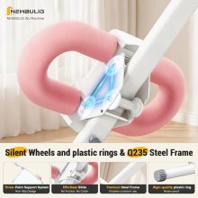 Ab Machine, Abs Workout Equipment for Home Gym, Adjustable Ab Trainer Machine for Stomach Workout, Foldable Abdominal Trainer - view 6 of 6 | NEWBULIG
