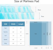 3 Inch Twin Cooling Gel Memory Foam Mattress Topper - view 6 of 6 | NEWBULIG