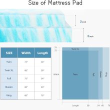 3 Inch Twin Cooling Gel Memory Foam Mattress Topper - view 6 of 6 | NEWBULIG