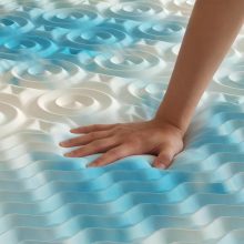 2 Inch Full 5-Zone Cooling Gel Memory Foam Mattress Topper - view 6 of 6 | NEWBULIG