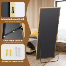 Full Length Floor Mirror, Body Standing Wall Mirror - view 5 of 6 | NEWBULIG