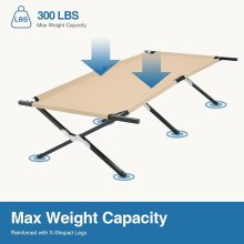 Camping Cot for Adults, Foldable Bed, Sleeping Cot - view 2 of 6 | NEWBULIG
