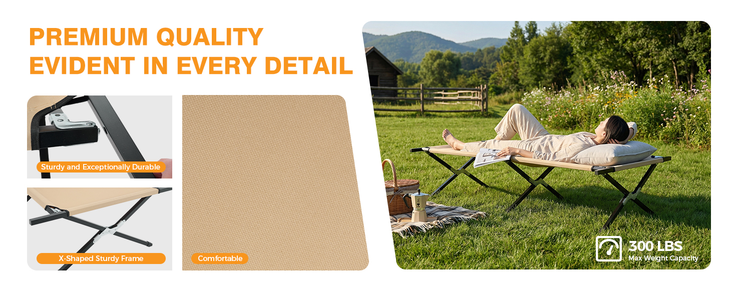 NEWBULIG Camping Cot for Adults, Foldable Bed, Sleeping Cot - NEWBULIG product detail