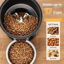 Automatic Cat Feeder with APP 4L Small Dog Food Dispenser, Black - view 4 of 6 | NEWBULIG