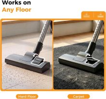 Canister Vacuum Cleaner for Home, Bagless Vacuum Cleaner, Yellow - view 4 of 6 | NEWBULIG