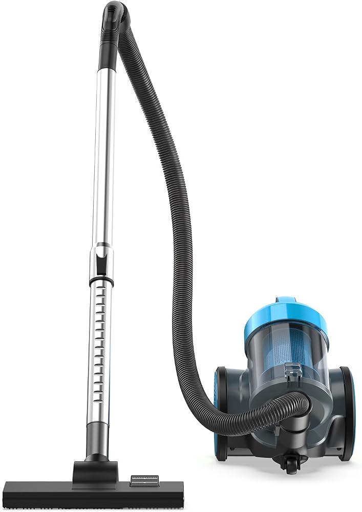 Canister Vacuum Cleaner for Home, Bagless Vacuum Cleaner, Blue | NEWBULIG