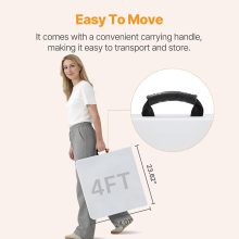4 FT Foldable Table, Easy to Fold and Store - view 4 of 6 | NEWBULIG