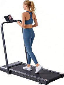 Walking Pad Treadmill for Home, Lightweight Walk Machine with Remote Control and LED Display, Portable Treadmill Under Desk for Walking, Jogging, Running - view 1 of 6 | NEWBULIG