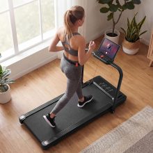 Walking Pad Treadmill for Home, Lightweight Walk Machine with Remote Control and LED Display, Portable Treadmill Under Desk for Walking, Jogging, Running - view 3 of 6 | NEWBULIG