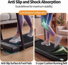 Walking Pad Treadmill for Home, Lightweight Walk Machine with Remote Control and LED Display, Portable Treadmill Under Desk for Walking, Jogging, Running - view 4 of 6 | NEWBULIG