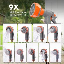 Garden Hose Reel, 1/2 x 130 ft Retractable Heavy Duty Water Hose - view 5 of 6 | NEWBULIG