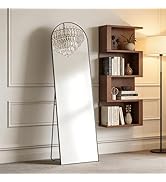 NEWBULIG 64×21 Inch Full Length Mirror, Full Body Standing Mirror, Black - NEWBULIG product detail