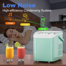 Countertop Ice Maker Machine with Handle, Portable Ice Maker - view 6 of 6 | NEWBULIG