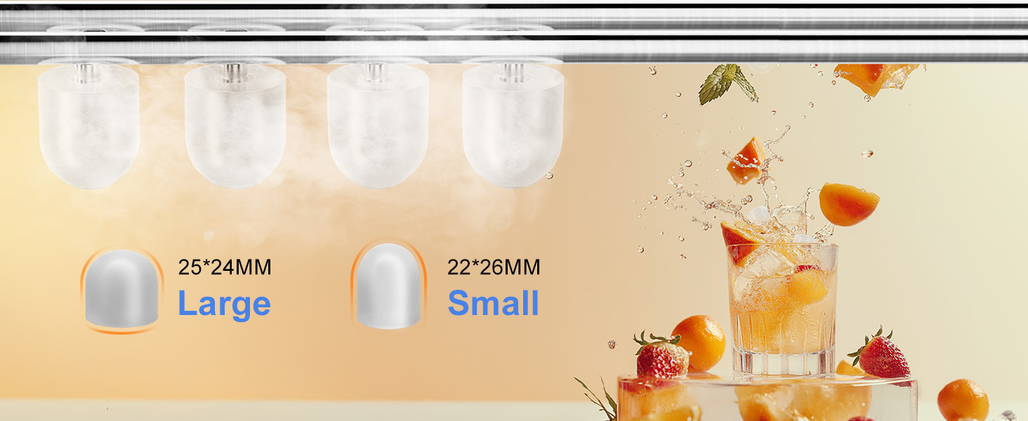 NEWBULIG Countertop Ice Maker Machine with Handle, Portable Ice Maker - NEWBULIG product detail