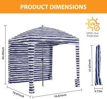 Beach Tent, Beach Cabana, Cool Cabana, Canopy Tent, 6FTx6FT - view 5 of 6 | NEWBULIG