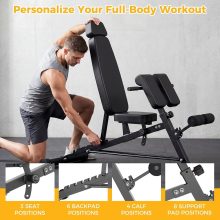 Adjustable Weight Bench, 660 LBS Workout Bench Press for Home Gym - view 3 of 6 | NEWBULIG