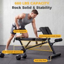 Adjustable Weight Bench, 660 LBS Workout Bench Press for Home Gym - view 5 of 6 | NEWBULIG