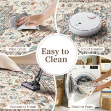 8×10 Area Rug Machine Washable Non Slip Living Room Carpet - view 6 of 6 | NEWBULIG