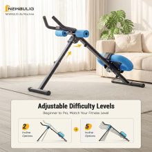 Ab Machine, Abs Workout Equipment for Home Gym, Adjustable Ab Trainer Machine for Stomach Workout, Foldable, 440 LBS - view 3 of 6 | NEWBULIG