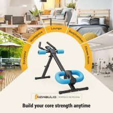 Ab Machine, Abs Workout Equipment for Home Gym, Adjustable Ab Trainer Machine for Stomach Workout, Foldable, 440 LBS - view 5 of 6 | NEWBULIG