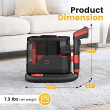 Carpet and Upholstery Cleaner Machine Portable Carpet Shampooer - view 2 of 6 | NEWBULIG