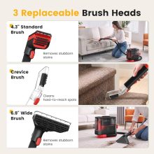 Carpet and Upholstery Cleaner Machine Portable Carpet Shampooer - view 3 of 6 | NEWBULIG