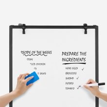 Magnetic Dry Erase Board 40 x 28 Inch, White Board with Adjustable Stand, Heavy-Duty Aluminum Frame & Accessory Tray for Office, Classroom, Home & Presentations, Black - view 6 of 6 | NEWBULIG