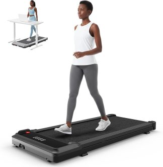 Walking Pad Treadmill for Home, Lightweight Walk Machine with Remote Control and LED Display, Portable Treadmill Under Desk for Walking, Jogging, Running | NEWBULIG