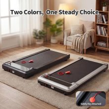 Walking Pad Treadmill for Home, Lightweight Walk Machine with Remote Control and LED Display, Portable Treadmill Under Desk for Walking, Jogging, Running - view 2 of 6 | NEWBULIG