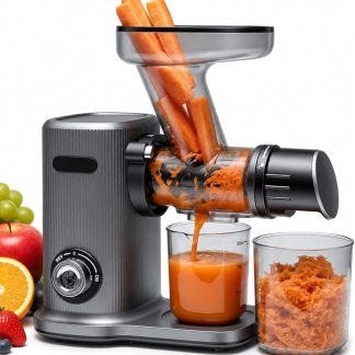 Cold Press Juicer, Slow Masticating with 5.9 Inch Feed Chute | NEWBULIG
