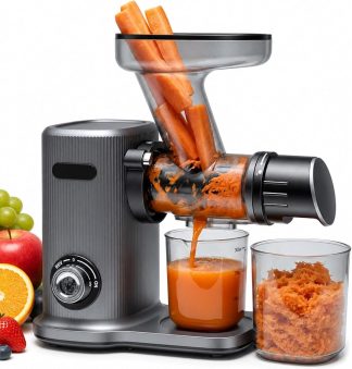 Cold Press Juicer, Slow Masticating with 5.9 Inch Feed Chute | NEWBULIG
