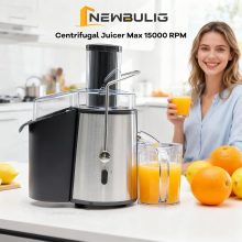 Centrifugal Juicer, 3 Inch Feed Chute Juicer Machine, Silver - view 2 of 6 | NEWBULIG
