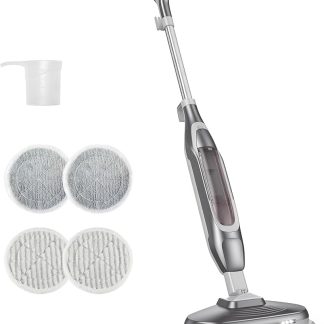 Scrubbing Steam Mop, Spin Steam Mops for Floor Cleaning with LED | NEWBULIG