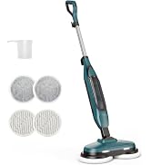 NEWBULIG Scrubbing Steam Mop, Spin Steam Mops for Floor Cleaning with LED - NEWBULIG product detail