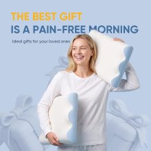 Contour Memory Foam Cervical Pillow with Neck Support - view 2 of 6 | NEWBULIG