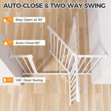 36 Inch Extra Tall Baby Gate for Stairs and Doorways, Pressure Mounted - view 4 of 6 | NEWBULIG